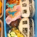 オオタニワタリ's cooksnap of when they made お弁当おかず♥ダブルハムりぼん♥キャラ弁.
