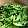 ろびりり's cooksnap of when they made 小松菜とキュウリの炒め物.
