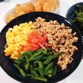 ☆はなちゃん☆☆'s cooksnap of when they made 旦那が惚れた鶏そぼろ.