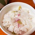 mami5san's cooksnap of when they made 赤大根でサクラご飯.