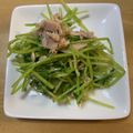 taya穂's cooksnap of when they made 豆苗サラダ.