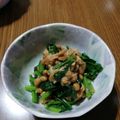ramieru's cooksnap of when they made 食べて痩せる！ほうれん草と納豆のサラダ.
