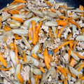 haru710's cooksnap of when they made ザクザクきんぴらごぼう〜豚肉と蒟蒻入り〜.
