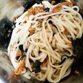 でめきん★坊や's cooksnap of when they made キムチ納豆まぜうどん.