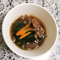 SUNMOONMOM's cooksnap of when they made 牛肉とほうれん草の和風スープ.