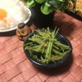 マールマル's cooksnap of when they made 簡単もう一品♪みつばのピリ辛おひたし.