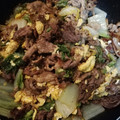 クックW9MO8N☆'s cooksnap of when they made 牛肉と白菜の中華炒め.