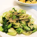 クックE662AA☆'s cooksnap of when they made 青梗菜の中華風炒め.