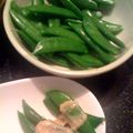 ぽこ姉妹's cooksnap of when they made スナップエンドウのゴマ衣✿.