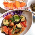 MIHO＊Akmt's cooksnap of when they made ＊トマトとなすのサラダ＊.