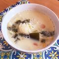 Eire's cooksnap of when they made 塩麹さんで豆乳スープ.