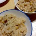 Xx447xX's cooksnap of when they made 銀杏の炊き込みご飯.