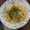 Kina0722's cooksnap of when they made 簡単♪明太子の和風パスタ.