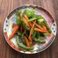 栗丸うさぎ's cooksnap of when they made にんじんとピーマンのナムル.