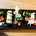 茶助♡'s cooksnap of when they made 餃子の皮パリパリ☆ハロウィンおばけちゃん.