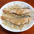 だぁしま's cooksnap of when they made レンチン！鮭ともやし蒸し焼き.