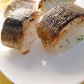 umi☆neco's cooksnap of when they made 焼秋刀魚寿司.