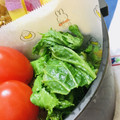 U☆kaoru's cooksnap of when they made 我が家の減塩　わさび菜のごま油炒め.