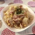 FGO☆'s cooksnap of when they made コーン缶とじゃがいもの煮物.