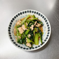 K0A9O0R8U♪'s cooksnap of when they made 小松菜と鶏挽肉の炒め物.