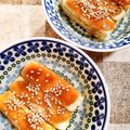 ☆カフェテリア★'s cooksnap of when they made レンジで簡単☆焼き豆腐の田楽.