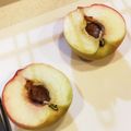 kananam's cooksnap of when they made パッカーン！桃の切り方.
