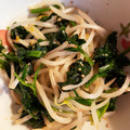 あたむ❤189's cooksnap of when they made もやしとほうれん草のナムル.