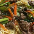 せのやん's cooksnap of when they made 小松菜と牛肉のあんかけ★焼きそば＆丼.