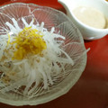 ねこはがき's cooksnap of when they made 大根と食用菊のごまあえサラダ.
