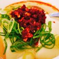 えりえり111's cooksnap of when they made 簡単！食べるラー油とたぬき豆腐風お吸い物.