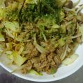 あおちゃん's cooksnap of when they made NOベチャ！簡単屋台風ソース焼きそば.