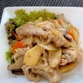 ☆あいちゃん's cooksnap of when they made エリンギ＆豚肉✿味噌マヨポン酢炒め✿.