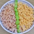 Cony◎'s cooksnap of when they made ＊枝豆の＊三色丼＊.