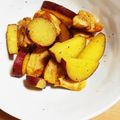 ちくぞーの妻's cooksnap of when they made 簡単！さつまいもと鶏もものカレーソテー.