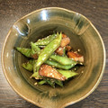 yuki☆nana's cooksnap of when they made ささげとさつま揚げの胡麻油炒め.