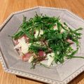 かわらだえり's cooksnap of when they made マグロのタタキ手作りにんにく醤油タレ.