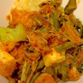 クック5FI59B☆'s cooksnap of when they made 厚揚げキャベツとサバ缶のキムチ炒め.