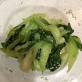 Karikari苺's cooksnap of when they made サッパリ♪ちんげん菜のおひたしサラダ.