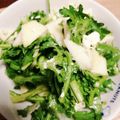 okashilove's cooksnap of when they made 春菊とりんごとクリームチーズのサラダ.