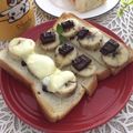 フジぽん's cooksnap of when they made とろーりチョコチーズトースト.