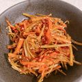 クックOXU5ZQ☆'s cooksnap of when they made 【基本のレシピ】きんぴらごぼう.