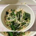 リボン❁'s cooksnap of when they made もやしとニラのナムル.