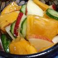 minimai's cooksnap of when they made 柿とりんごときゅうりの簡単サラダ.