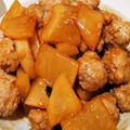 やまったくん's cooksnap of when they made 大根と肉団子の煮込み.