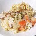 くっくペタ's cooksnap of when they made 残ったシチューでクリームパスタ.