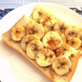 ☆hikonyan☆'s cooksnap of when they made 黒糖(黒砂糖)トーストonバナナ.