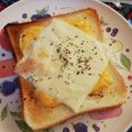 ☆hikonyan☆'s cooksnap of when they made 【簡単】チーズトースト.
