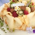 ♪cooking♪'s cooksnap of when they made バレンタインｎｏオシャレ～ミルクレープ！.