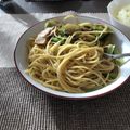 ゆっキぃ's cooksnap of when they made ベーコンと小松菜の和風パスタ♪.