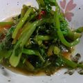 ユーロン's cooksnap of when they made 韓国で作る春野菜料理　野芹の和え物.